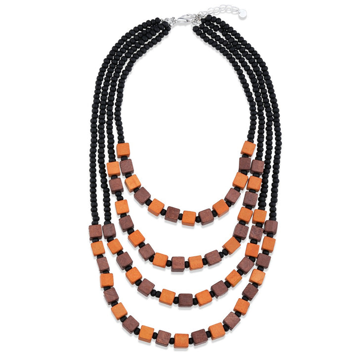 Beads In A Row Necklace