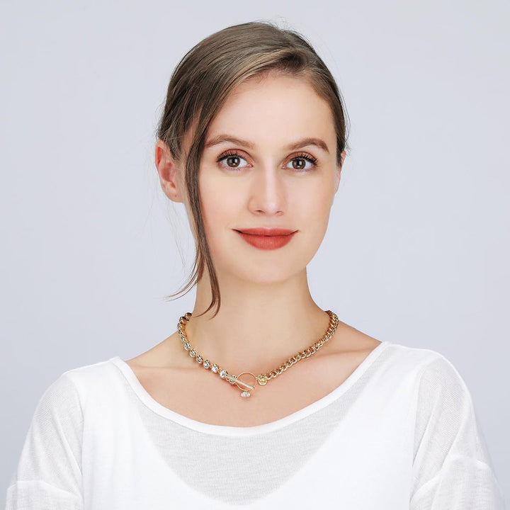 Gems In A Row Necklace