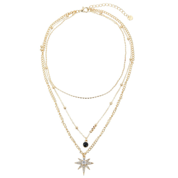 Dangling Shiny Star Pendant Necklace