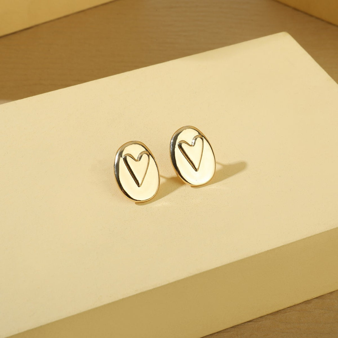 Button Style Earrings