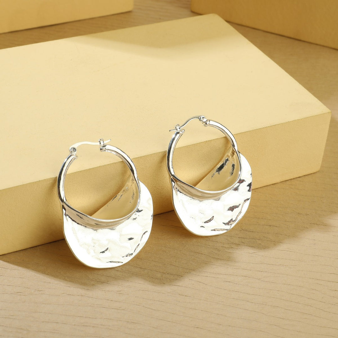 Hammered Effect Earrings