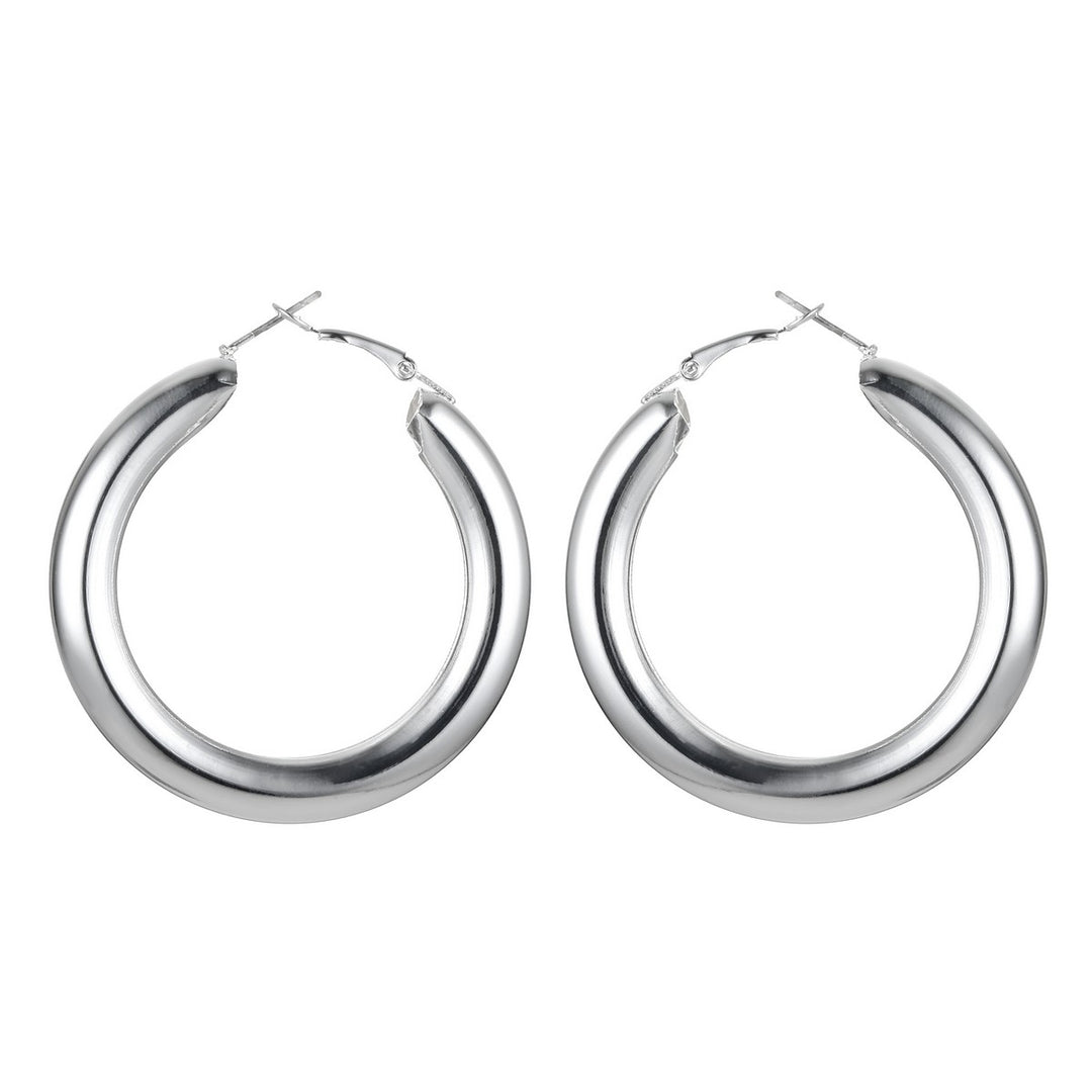 Thick Circle Earrings