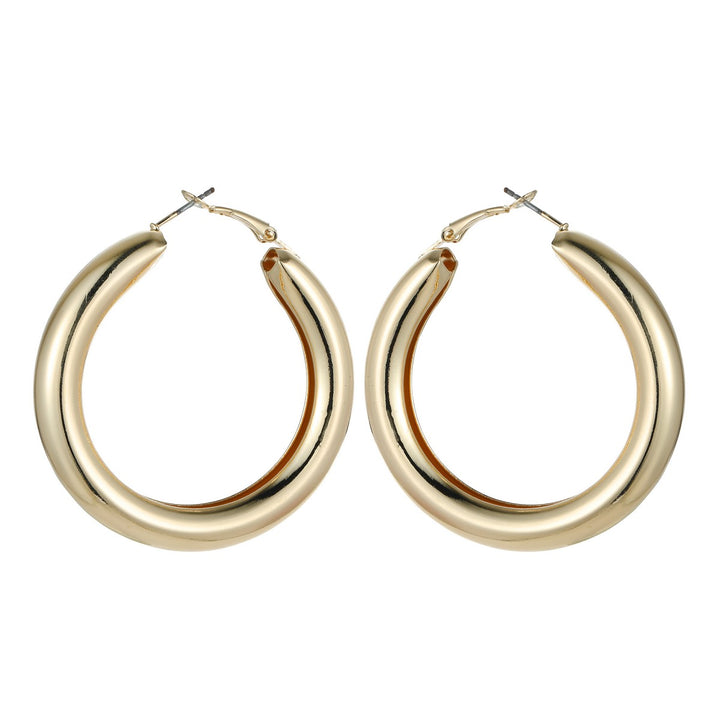 Thick Circle Earrings