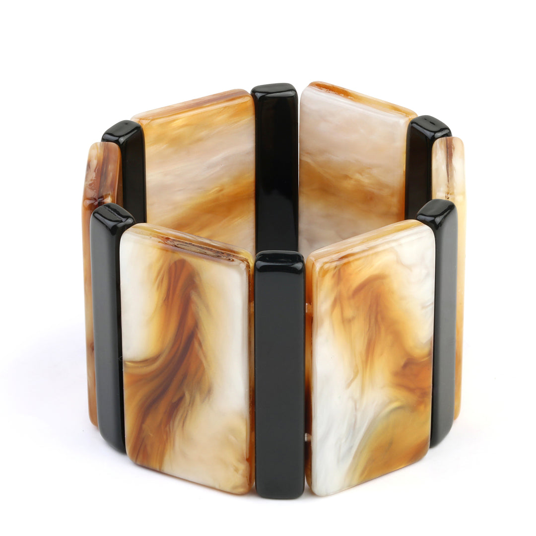 Marble Effect Stretch Bracelet